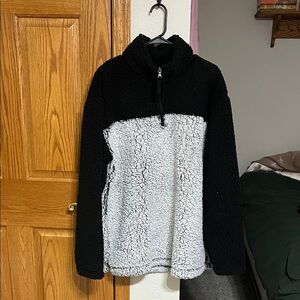Boxercraft Black and White Fleece Hoodie